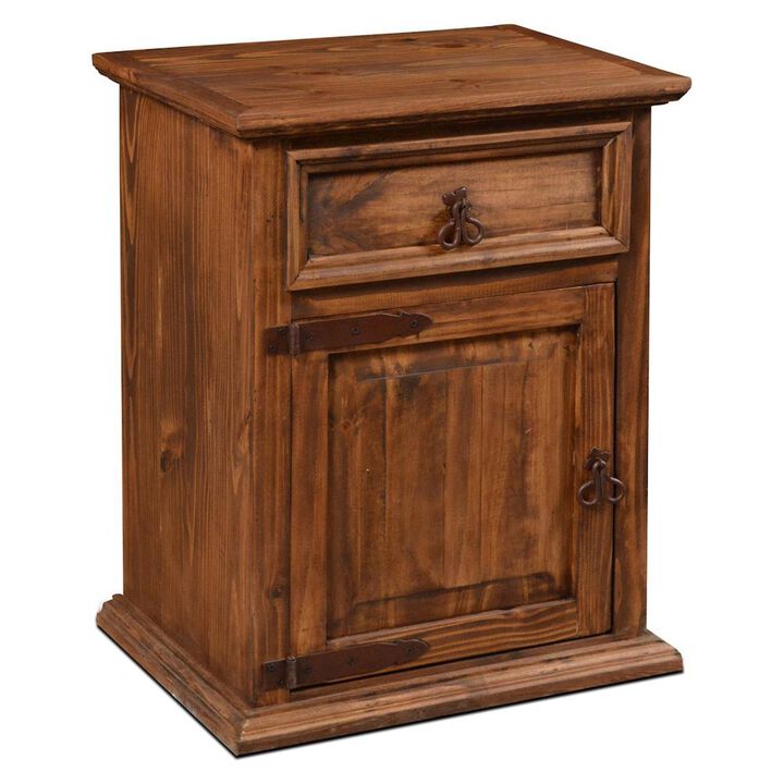 Crafters and Weavers Set of 2 Montclare 1 Door / 1 Drawer Nightstand