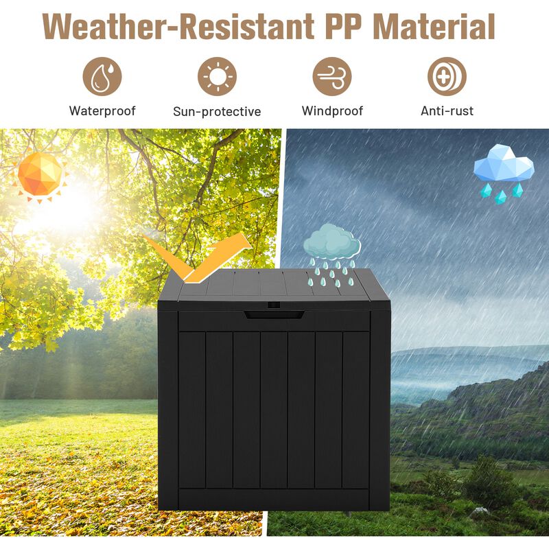 30 Gallon Deck Box Storage Container Seating Tools