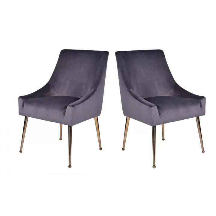 Castana Modern Velvet Dining Chair (Set of 2)
