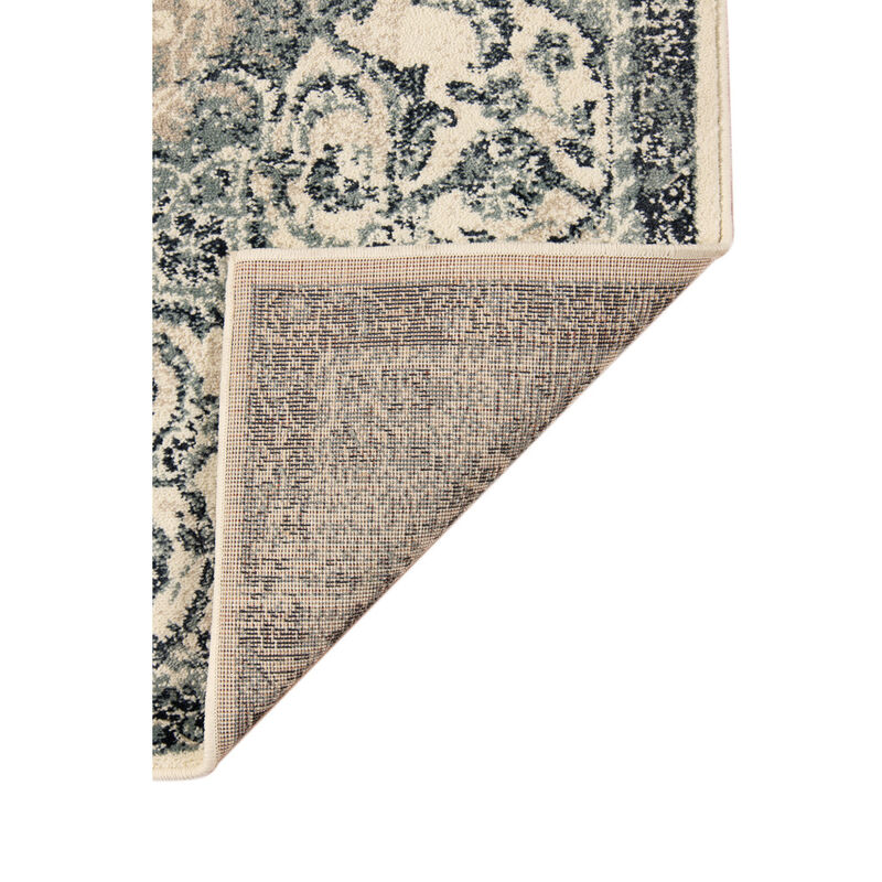 HomeRoots Medallion Power Loom Area Rug image number 2