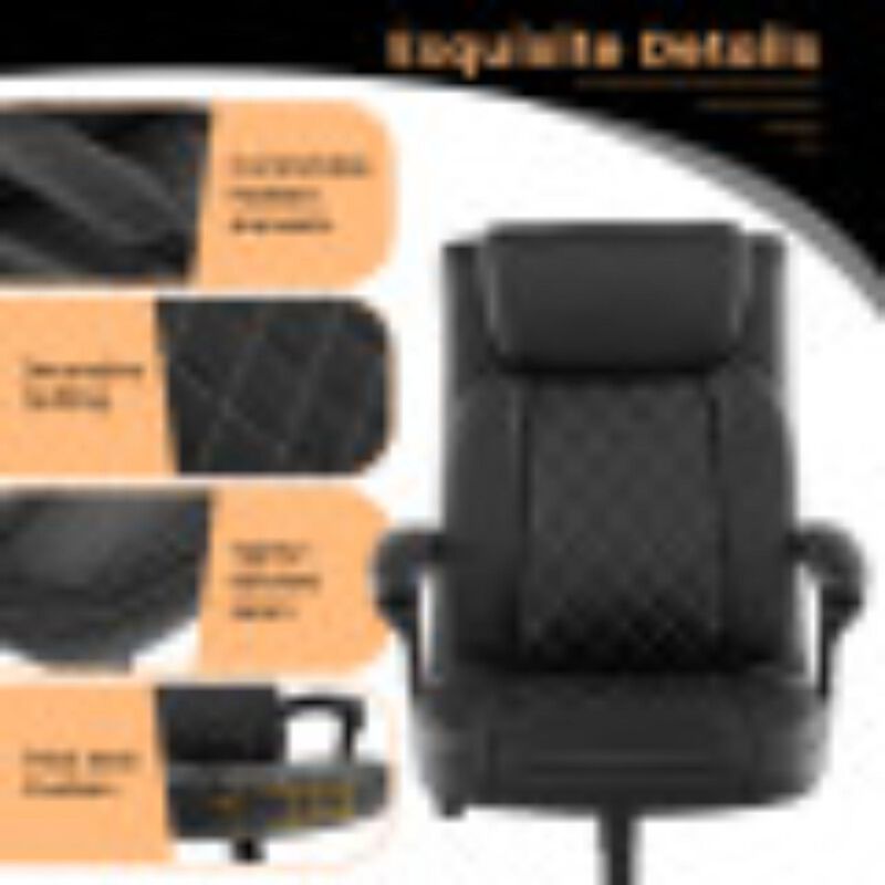 Hivvago High Back Ergonomic Executive Chair with Thick Headrest Cushion