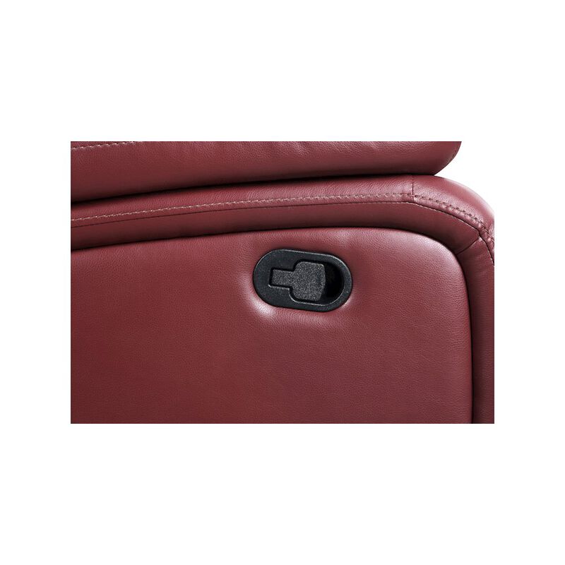 Coaster Co. of America Camila Upholstered Glider Recliner Chair Red image number 3