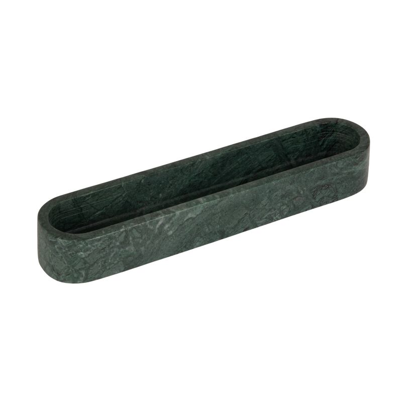 Green Marble Oval Dish image number 0