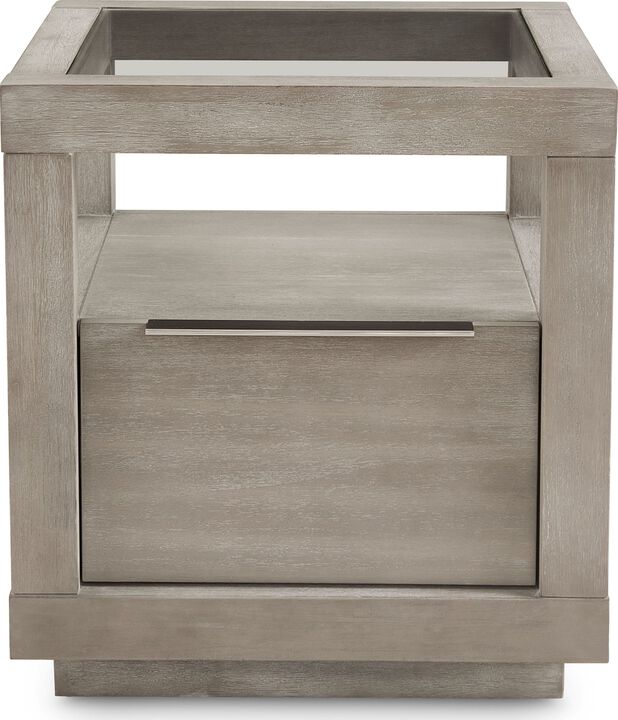 Oxford One-Drawer End Table in Mineral