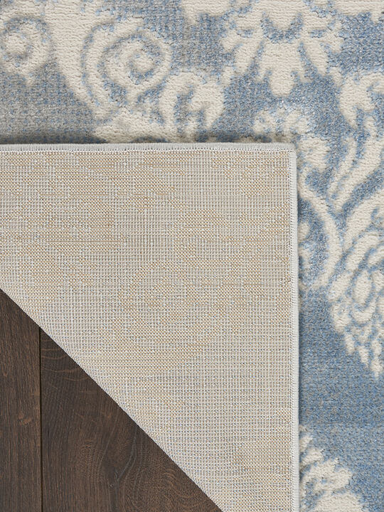Elation ETN03 Ivory/Blue 9' x 12' Rug