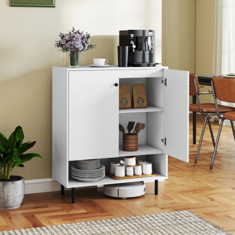 Hivvago 2-Door Sideboard Buffet Cabinet Kitchen with Adjustable Shelf