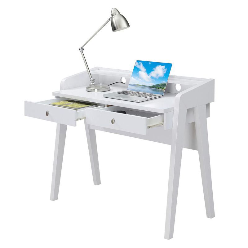 Convenience Concepts Newport Deluxe 2 Drawer Desk