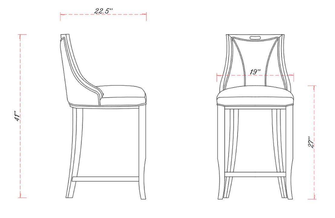 Emperor Bronze Bar Stool