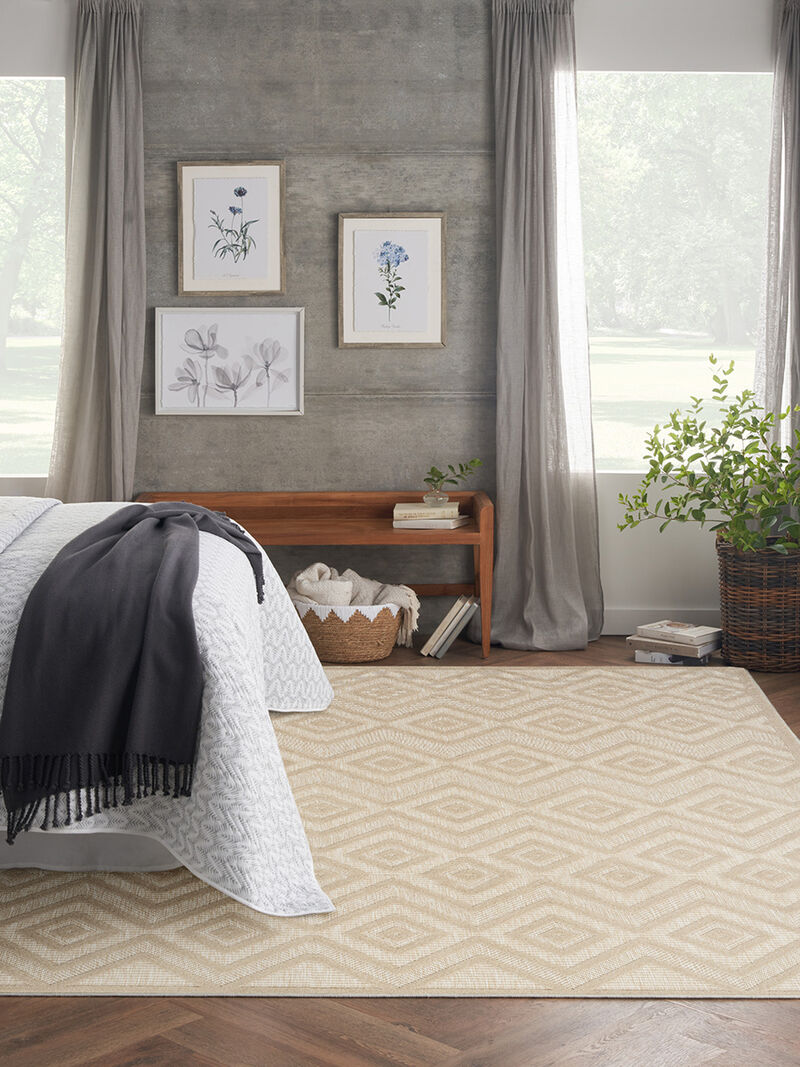 Versatile NRV01 Cream 9' x 12' Rug