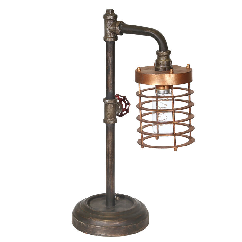 Metal Pipe Bo Rustic Lamp