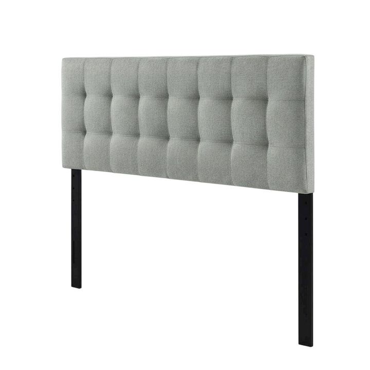 Upholstered Fabric Queen Headboard with Padded Design for Bedroom Comfort