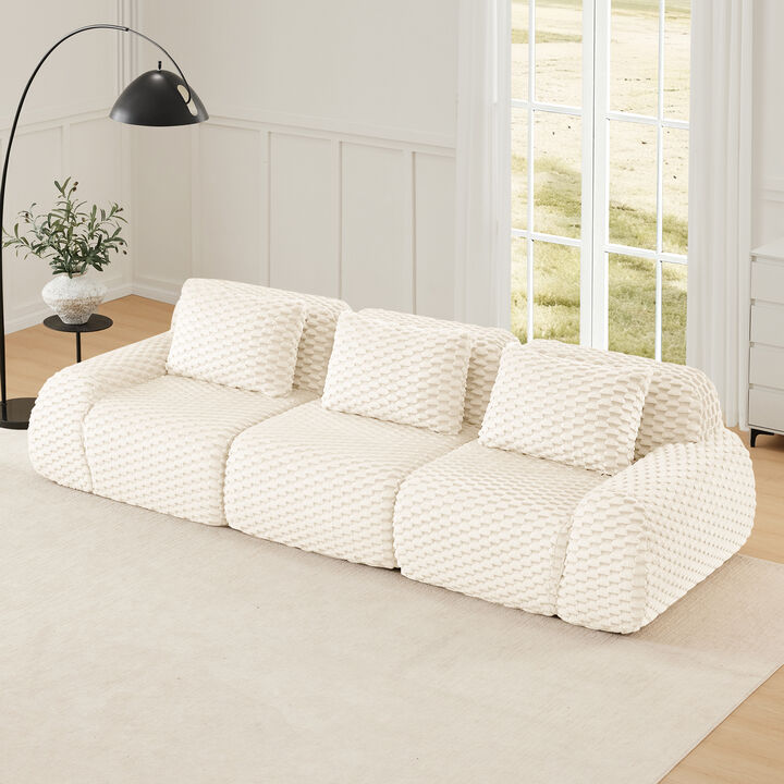 Merax Minimalist Modular Sofa with Flannelette Fabric