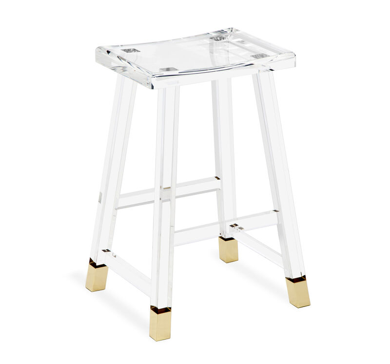 Reva Counter Stool - Brass
