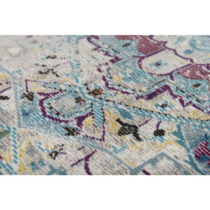 Morocco Blue 7'6" x 9'5" Power-Loomed Rug