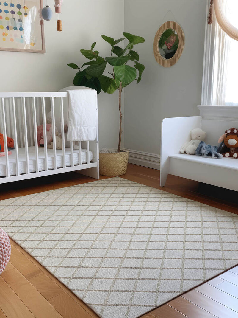 York YO1 Ivory 10' x 14' Rug