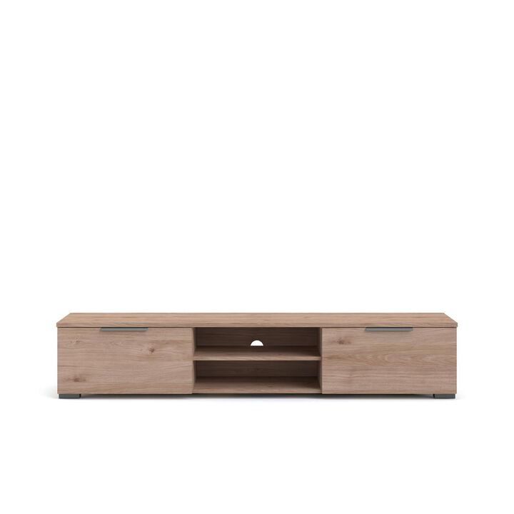 Tvilum 2 Drawer 2 Shelf TV Stand Jackson Hickory