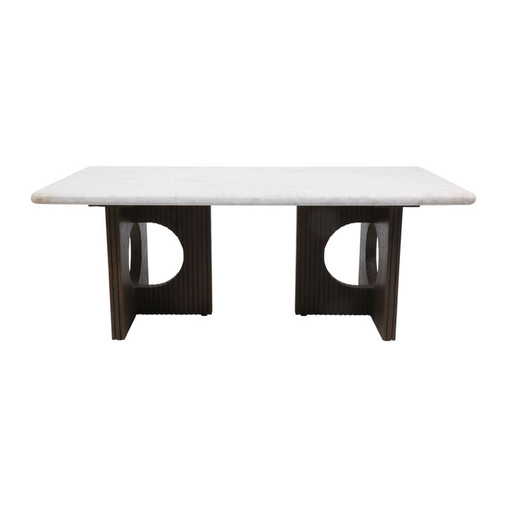 Fluted Base Coffee Table