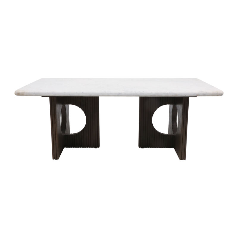 Fluted Base Coffee Table image number 1