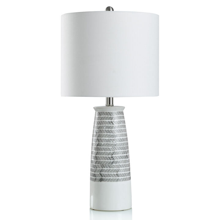 Restful White Table Lamp