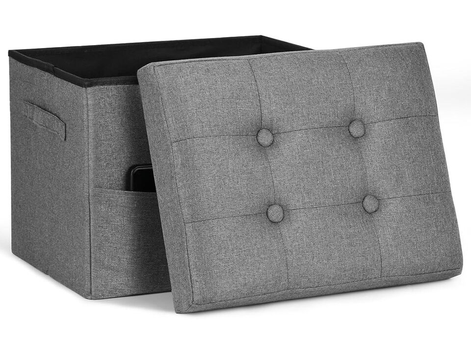 Foot Rest Stool with Thicker Foam Padded Seat