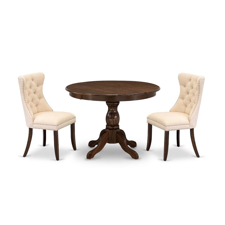 3 Piece Kitchen Table & Chairs Set