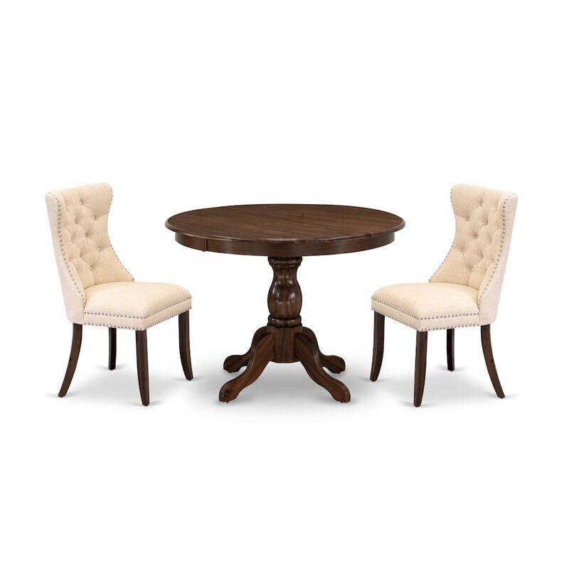 3 Piece Kitchen Table & Chairs Set