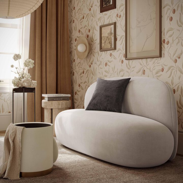 Carraway Upcycled Chenille Loveseat