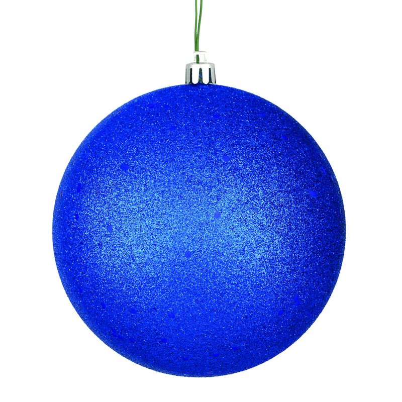 Vickerman 12" Midnt Blue Sequin Ball Drilled - N593031DQ image number 0