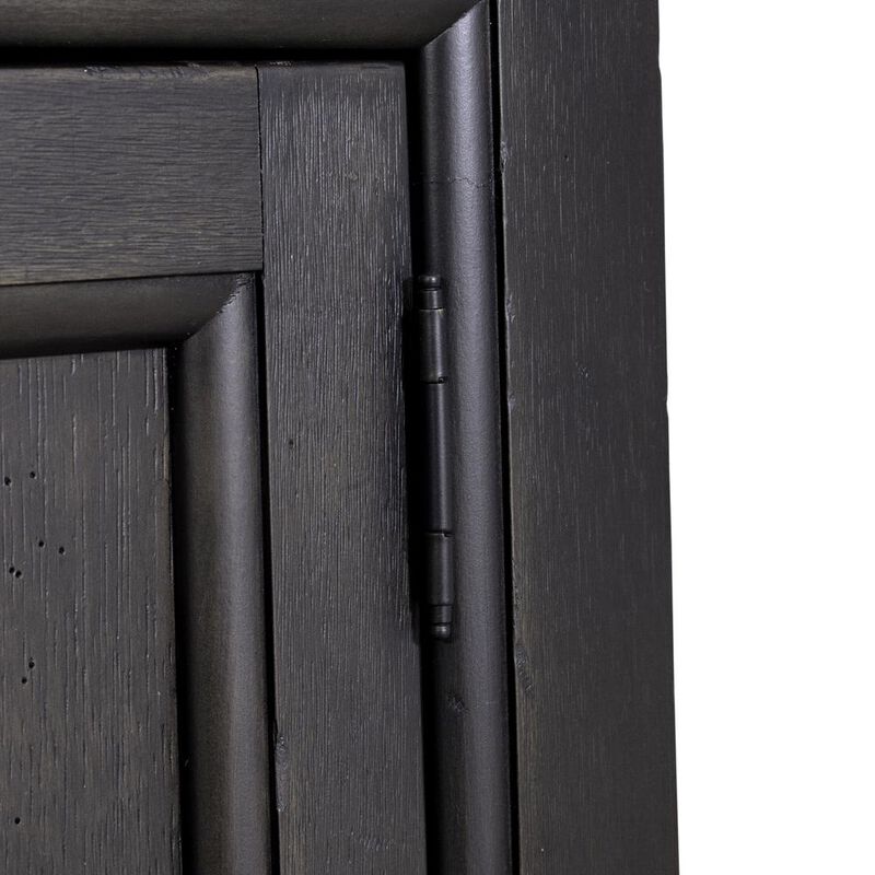 Liberty Furniture Americana Farmhouse Hall Buffet- Black in Dusty Taupe image number 5