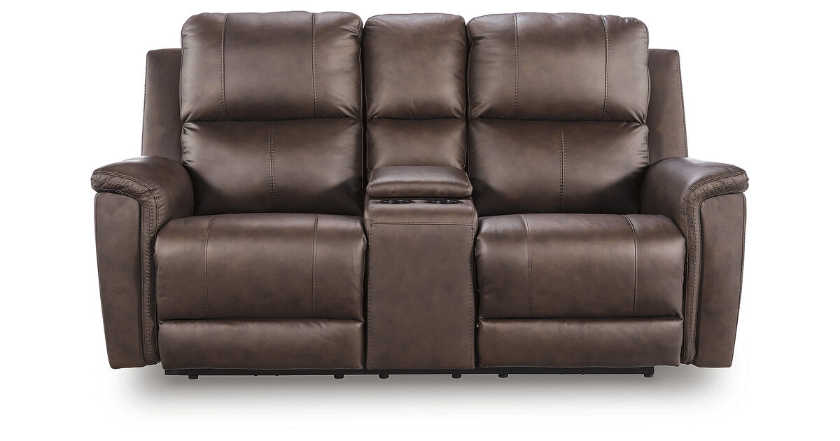 Beryton Power Reclining Loveseat with Console