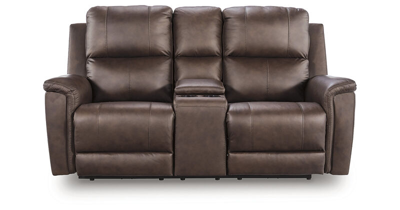 Beryton Power Reclining Loveseat with Console image number 0