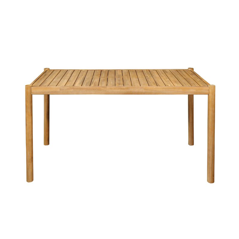 Kekges Outdoor Acacia Wood Dining Set image number 4