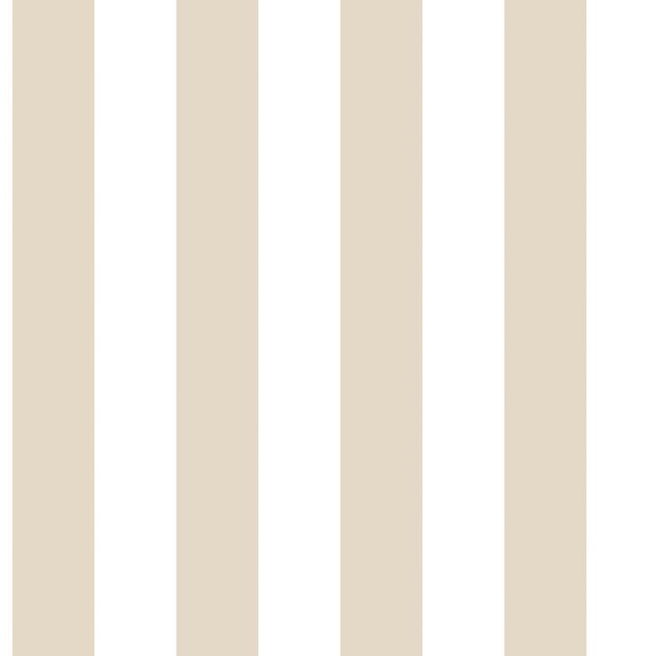 Smart Stripes 3 Awning Stripe Beige and White Wallpaper G67526