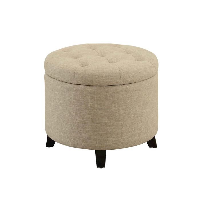 Convience Concept, Inc. Designs4Comfort Round Storage Ottoman