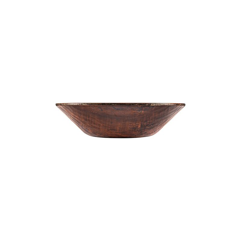 Turgla Composite dia.13.5" h:3.25" 4.46 qt. Round Brown Composite Bowl