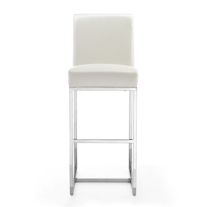 Element White Bar Stools (Set of 3)