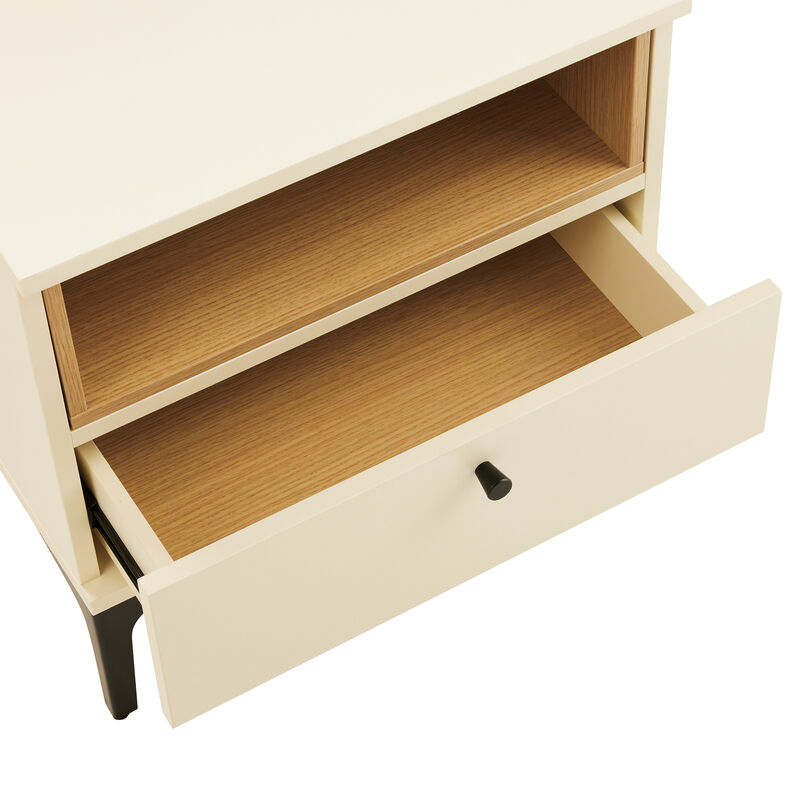 Amara Cream Nightstand