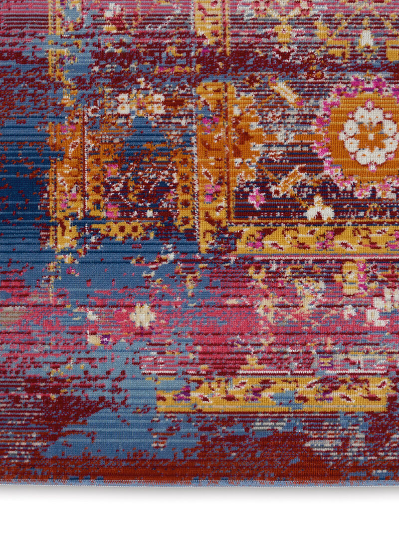 Vintage Kashan VKA03 Red/Multicolor 5'3" x 7'10" Rug