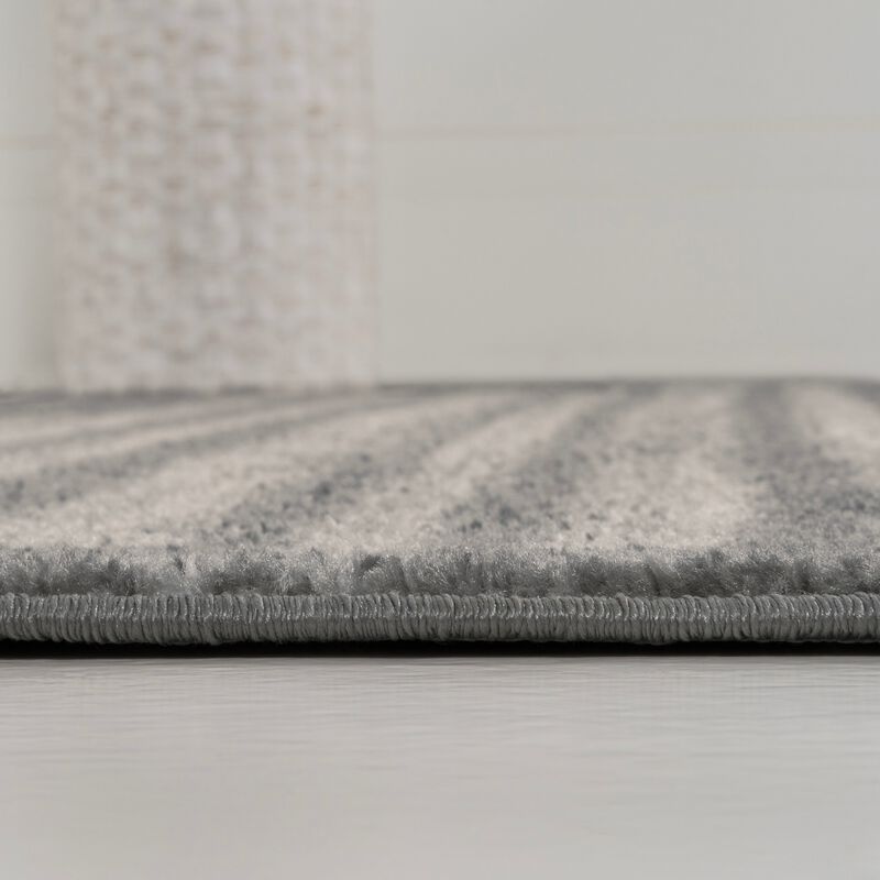 Khalil Modern Berber Stripe Black/Cream