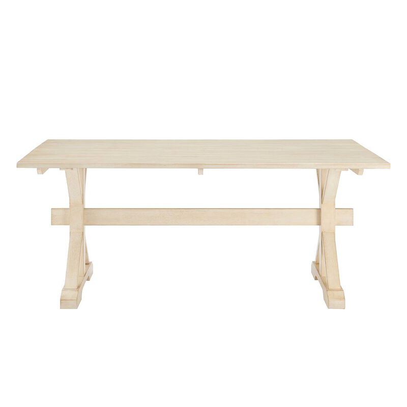 Windchime 71" Wood Dining Table image number 4