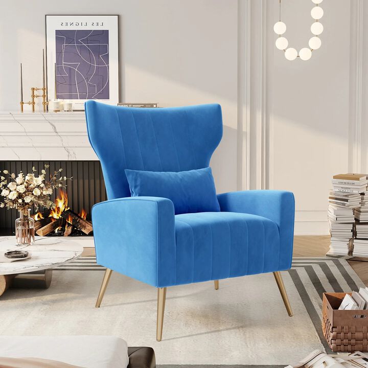 Modern Accent Chair Armchair for Living Room Bedroom Single Sofa Lounge Seating