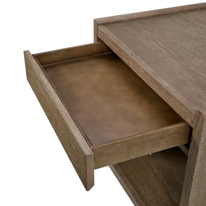 Transitional Elements End Table - Cocoa image number 5