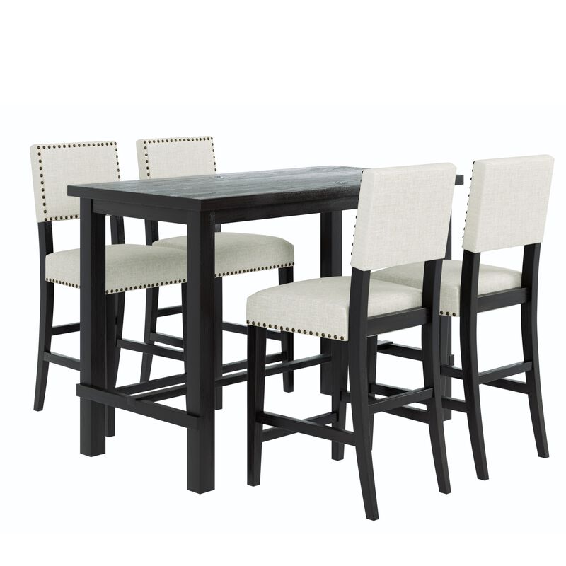 Moprub 5‑Piece Counter Height Dining Set image number 8