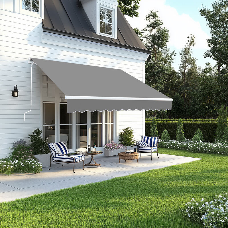 Waterproof Retractable Awning for Outdoor Shade and Weather Protection image number 4