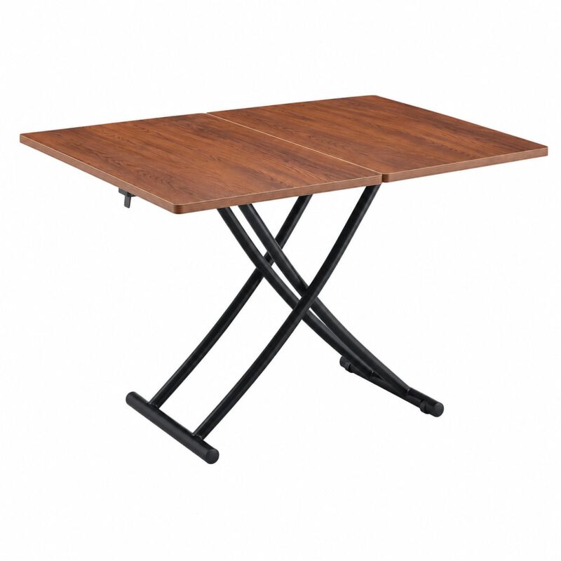 GOODSILO Multifunctional Adjustable Height Lifting Table Foldable Desktop for Home Office Dining Coffee Dressing Space Saving image number 0