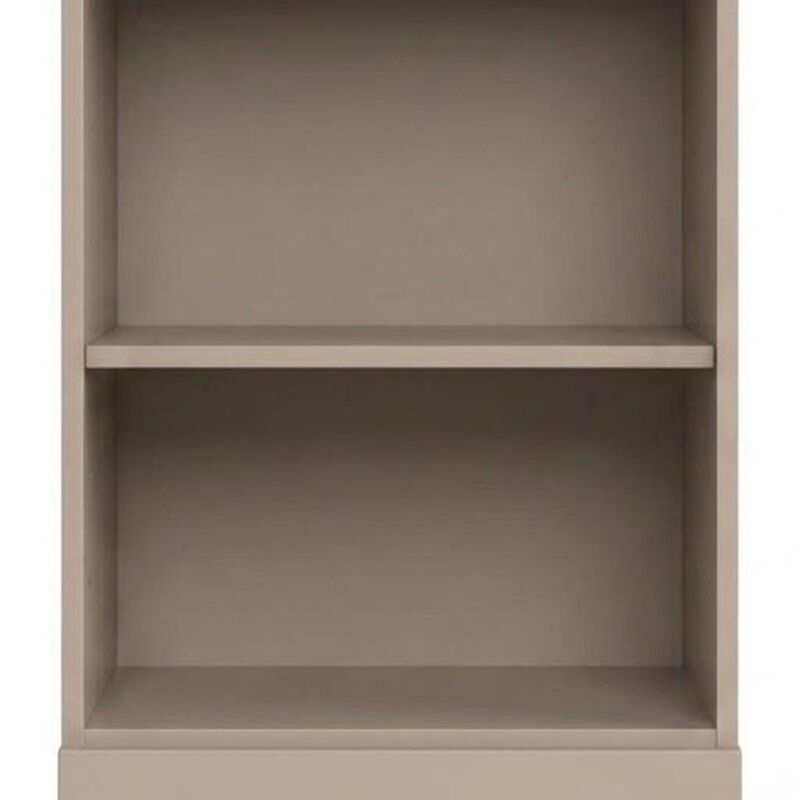 HomeRoots Solid Wood Adjustable Three Tier Library Bookcase image number 2