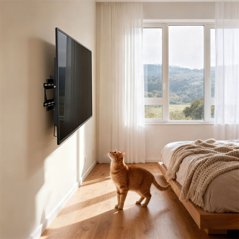 Metal Tilting TV Mount TV Wall Mount for 30-75 in TV Mount Bracket Up To 88 lbs image number 9