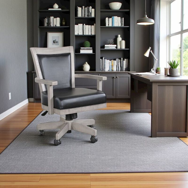 Starlight Canyon Home Solid Wood Game Chair with Casters, Cushion Seat for Poker Table Chairs image number 3