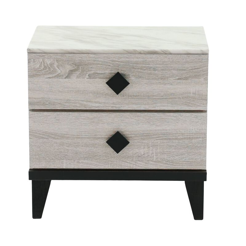 Streamdale Nightstand In Cream Oak (Rustic Accents)