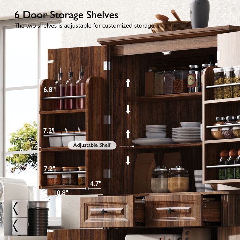 Lutseg Pantry Cabinet image number 3